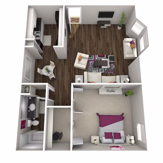 Unit 2803 floor plan